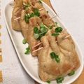 花楓mama's cooksnap of when they made ☆油揚げのねぎ納豆詰め焼き 生姜醤油で☆.