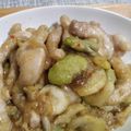 なのままま's cooksnap of when they made そら豆と豚肉の豆板醤炒め.
