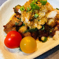 ＊＊もっさん＊＊'s cooksnap of when they made ぼんじりのポンズ炒め♪大根おろしのせ.