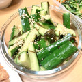 トミサキ's cooksnap of when they made きゅうりと塩昆布の浅漬け.