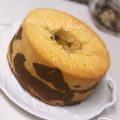 クックR6RR3Q☆'s cooksnap of when they made ティラミス風♡マーブルシフォンケーキ.