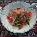 melmarilyn's cooksnap of when they made アスパラと生ハムのパスタ.