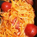 クックEGIVJ7☆'s cooksnap of when they made ミニトマトのスパゲッティ.