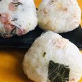 ぱくぱく1127's cooksnap of when they made ハム＆塩昆布＆胡麻の混ぜ込みおにぎり☆.