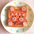 Newチヨコっと♪'s cooksnap of when they made 豚さん( ^•Ꙫ•^ )☆.