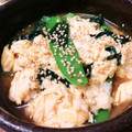 ゆき☆ﾐ's cooksnap of when they made 絹さやワカメ卵の中華和え★.