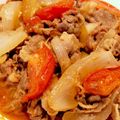 もかたろうのママ's cooksnap of when they made トマトと牛肉のすき煮.