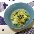 おはなすき's cooksnap of when they made 簡単☆レタスと塩昆布のゴマごま和え♪.