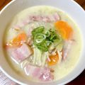 モケ缶's cooksnap of when they made 豆乳味噌汁.