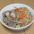 きらり流れ星's cooksnap of when they made 辛うまっ！野菜つけ蕎麦.