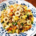 よよっち♪'s cooksnap of when they made 減量中！✨豆腐入り 炒め飯～節約にも♬〜.