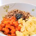 イエローバード's cooksnap of when they made フライパン1つで作る3色そぼろ丼.