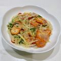 ゆにこーん☆'s cooksnap of when they made 一人暮らしずぼらサラダverスモークタン.
