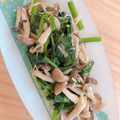 NKHmam's cooksnap of when they made ほうれん草ときのこの柚子こしょう炒め.