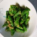 ローズ1961's cooksnap of when they made スナップえんどうのごま和え.