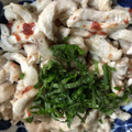 しろねこかーさん's cooksnap of when they made ぷりぷり鶏むね肉のさっぱり梅和え☆.