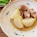 gohan_neco's cooksnap of when they made ホクっと美味♪「蕪と豚肉の煮物」.