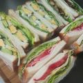 三つ星母ちゃん's cooksnap of when they made ハムとレタスのサンドウィッチ.