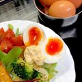 ルぴあ's cooksnap of when they made 4分ルールで！楽しくとろりん♡ゆで卵.