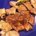 y_u♡'s cooksnap of when they made ワインのおつまみに！牛肉のバルサミコ炒め.