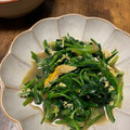 GoGo島みかん's cooksnap of when they made ほうれん草と卵のバター炒め♪*。.