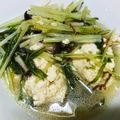 とらねこ♪'s cooksnap of when they made 水菜とふわふわ豆腐の鶏団子スープ.