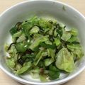 あきプー☆'s cooksnap of when they made ☆キャベツとピーマンの塩昆布さっぱり和え.