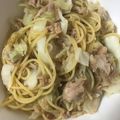 かーる２０'s cooksnap of when they made 簡単！キャベツとツナの和風パスタ！.