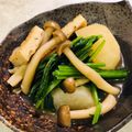 Kduende's cooksnap of when they made ♪小松菜とかぶの煮浸し♪.