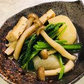 Kduende's cooksnap of when they made ♪小松菜とかぶの煮浸し♪.