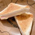⁂popu⁂'s cooksnap of when they made はんぺん、チーズ＆ハムの挟み焼き♪.
