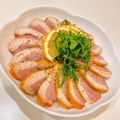 ゆにこーん☆'s cooksnap of when they made 切りだし刺身のカルパッチョサラダ.