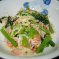 いるざ's cooksnap of when they made ほうれん草とかにかまの酢の物.