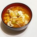 乙川日奈's cooksnap of when they made キムチと豆腐のピリ辛スープ.