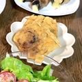 yunchan722's cooksnap of when they made カリッと油揚げのピーマン詰め.
