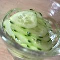 Yokchina's cooksnap of when they made 火傷に効く？キュウリ水.