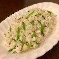 みそじーさん's cooksnap of when they made さやえんどうのチャーハン　黒こしょう風味.