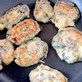なえしん's cooksnap of when they made <離乳食後期>さつまいもとバナナのおやき.