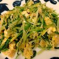 古賀竜一's cooksnap of when they made 水菜とツナとタマゴの和風炒め.