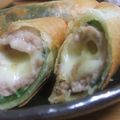 そらnoはな's cooksnap of when they made シソチーズ春巻き.