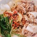 ペキのリリー's cooksnap of when they made 梅入り・ナンプラー香るカレー冷やしうどん.