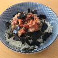 peanutsss's cooksnap of when they made 韓国風?!納豆キムチそうめん.