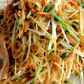 ち68's cooksnap of when they made ランチに♡水菜と桜エビの和風焼きそば♡.