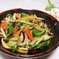 クックI7I5L1☆'s cooksnap of when they made 小松菜と冷蔵庫の残り野菜で炒め煮.
