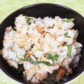 そらいろ猫's cooksnap of when they made 鮭＊ごま＊大葉の混ぜ混ぜごはん.