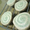 TECO★'s cooksnap of when they made 抹茶渦巻きアイスボックスクッキー.