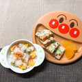 sAix59's cooksnap of when they made 離乳食完了期　鮭と豆のまぜごはん.