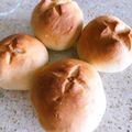 るんるんるん2525's cooksnap of when they made 卵・牛乳・バターなし★もちっりパン★.