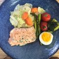 KaoP0n's cooksnap of when they made 鮭とキャベツのミルク煮☆.
