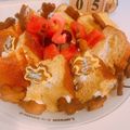 クックS5N2AF☆'s cooksnap of when they made お誕生日列車のシフォンサンドケーキ.